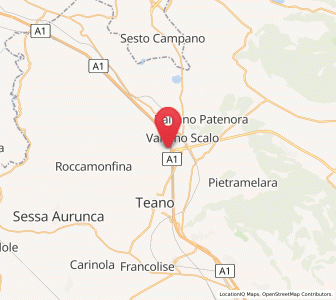 Map of Caianello, Campania