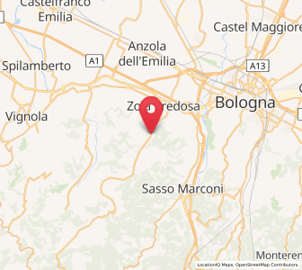 Map of Calderino, Emilia-Romagna