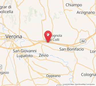Map of Caldierino-Rota, Veneto