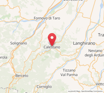 Map of Calestano, Emilia-Romagna