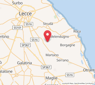 Map of Calimera, Apulia