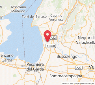 Map of Calmasino, Veneto