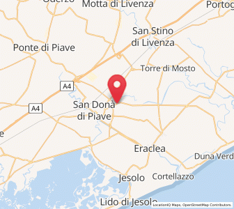 Map of Calnova-Fiorentina, Veneto