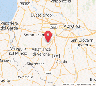 Map of Caluri, Veneto