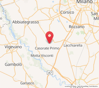 Map of Calvignasco, Lombardy