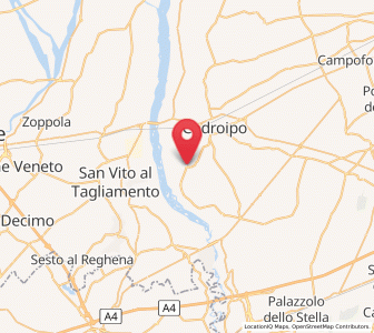 Map of Camino al Tagliamento, Friuli Venezia Giulia