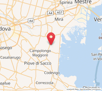 Map of Campagna Lupia, Veneto
