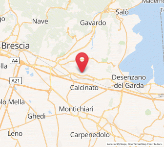 Map of Campagnola, Lombardy