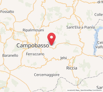 Map of Campodipietra, Molise