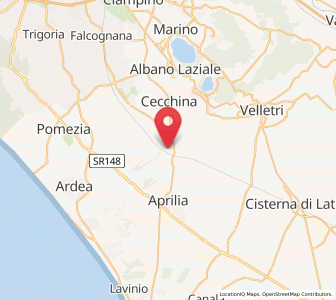 Map of Campoleone, Lazio
