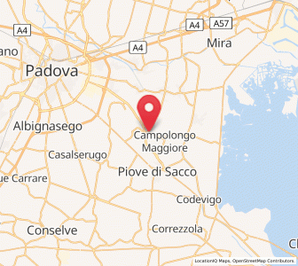 Map of Campolongo Maggiore Liettoli, Veneto