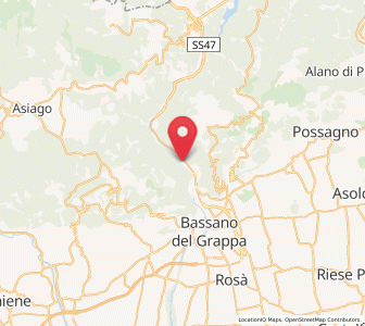 Map of Campolongo sul Brenta, Veneto