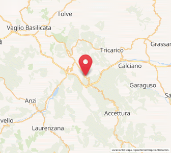 Map of Campomaggiore, Basilicate