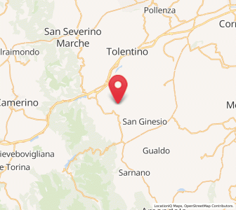 Map of Camporotondo di Fiastrone, The Marches