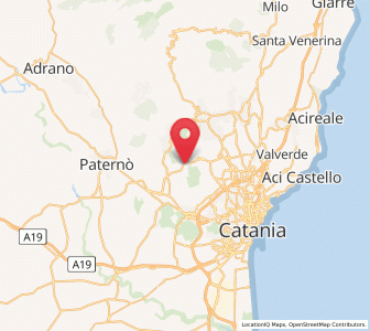 Map of Camporotondo Etneo, Sicily