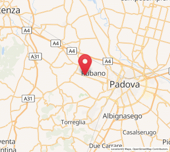 Map of Canton Madonna, Veneto