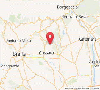 Map of Capovilla-Castello, Piedmont