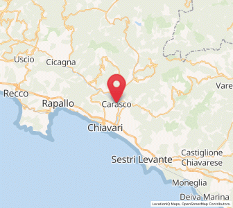 Map of Carasco, Liguria