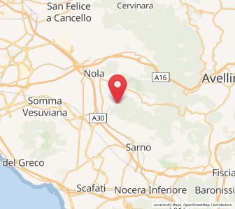 Map of Carbonara di Nola, Campania