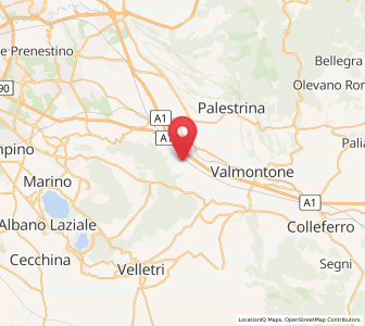 Map of Carchitti, Lazio