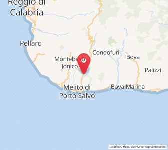 Map of Caredia-Lacco, Calabria