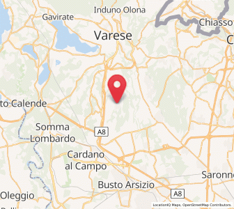 Map of Carnago, Lombardy