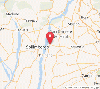 Map of Carpacco, Friuli Venezia Giulia