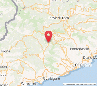 Map of Carpasio, Liguria