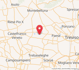 Map of Carpenedo, Veneto