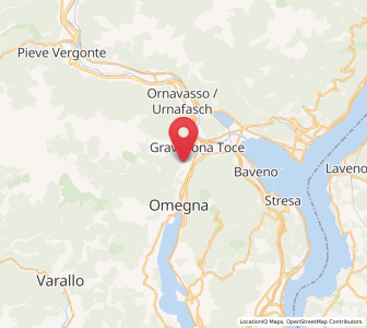 Map of Casale Corte Cerro, Piedmont