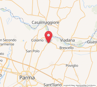 Map of Casale di Mezzani, Emilia-Romagna