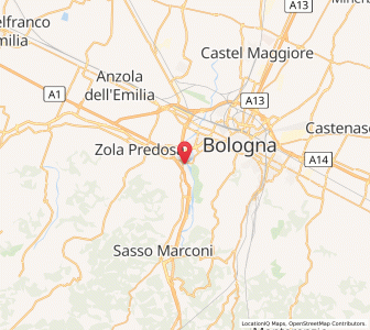 Map of Casalecchio di Reno, Emilia-Romagna