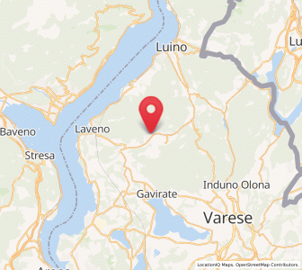 Map of Casalzuigno, Lombardy