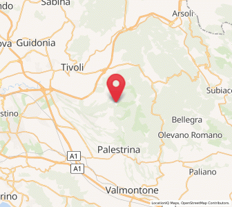 Map of Casape, Lazio