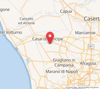 Map of Casapesenna, Campania