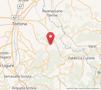Map of Casasco, Piedmont