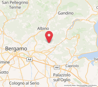 Map of Casco, Lombardy