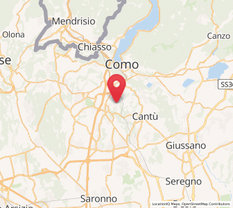 Map of Casnate Con Bernate, Lombardy
