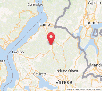 Map of Cassano Valcuvia, Lombardy