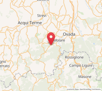 Map of Cassinelle-Concentrico, Piedmont