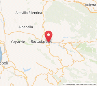 Map of Castel San Lorenzo, Campania