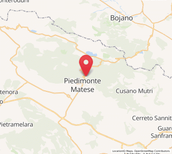 Map of Castello del Matese, Campania