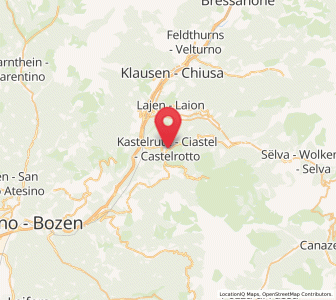 Map of Kastelruth, Trentino-Alto Adige