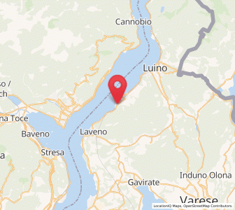 Map of Castelveccana, Lombardy