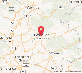 Map of Castiglion Fiorentino, Tuscany