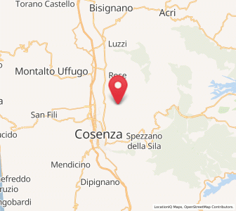Map of Castiglione Cosentino, Calabria