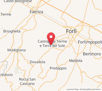 Map of Castrocaro Terme, Emilia-Romagna