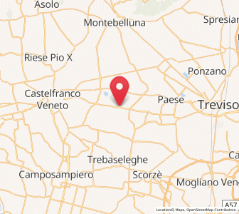 Map of Cavasagra, Veneto