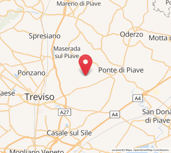 Map of Cavrie, Veneto