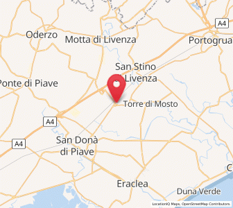 Map of Ceggia, Veneto